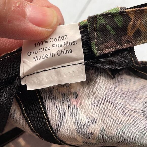 Camo Cap Adjustable NAPA Outdoors Hunting Streetwear Gorpcore Normcore Dadcore - Picture 6 of 6